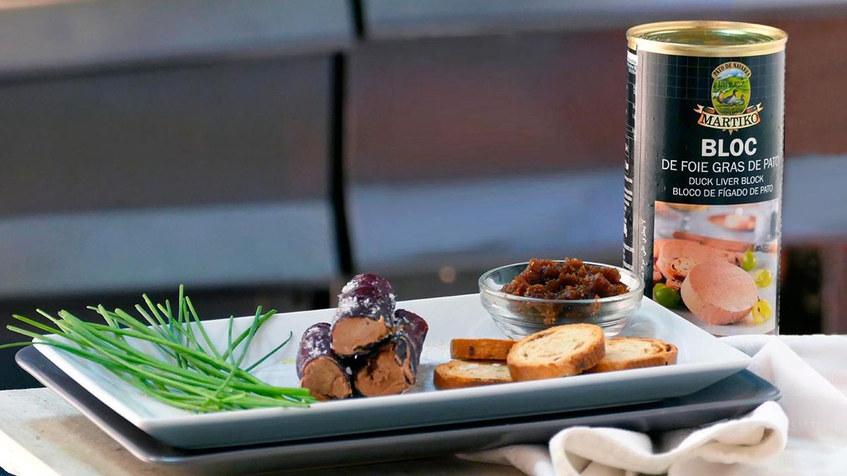 Receta de rollitos de foie gras y cecina   paso 5