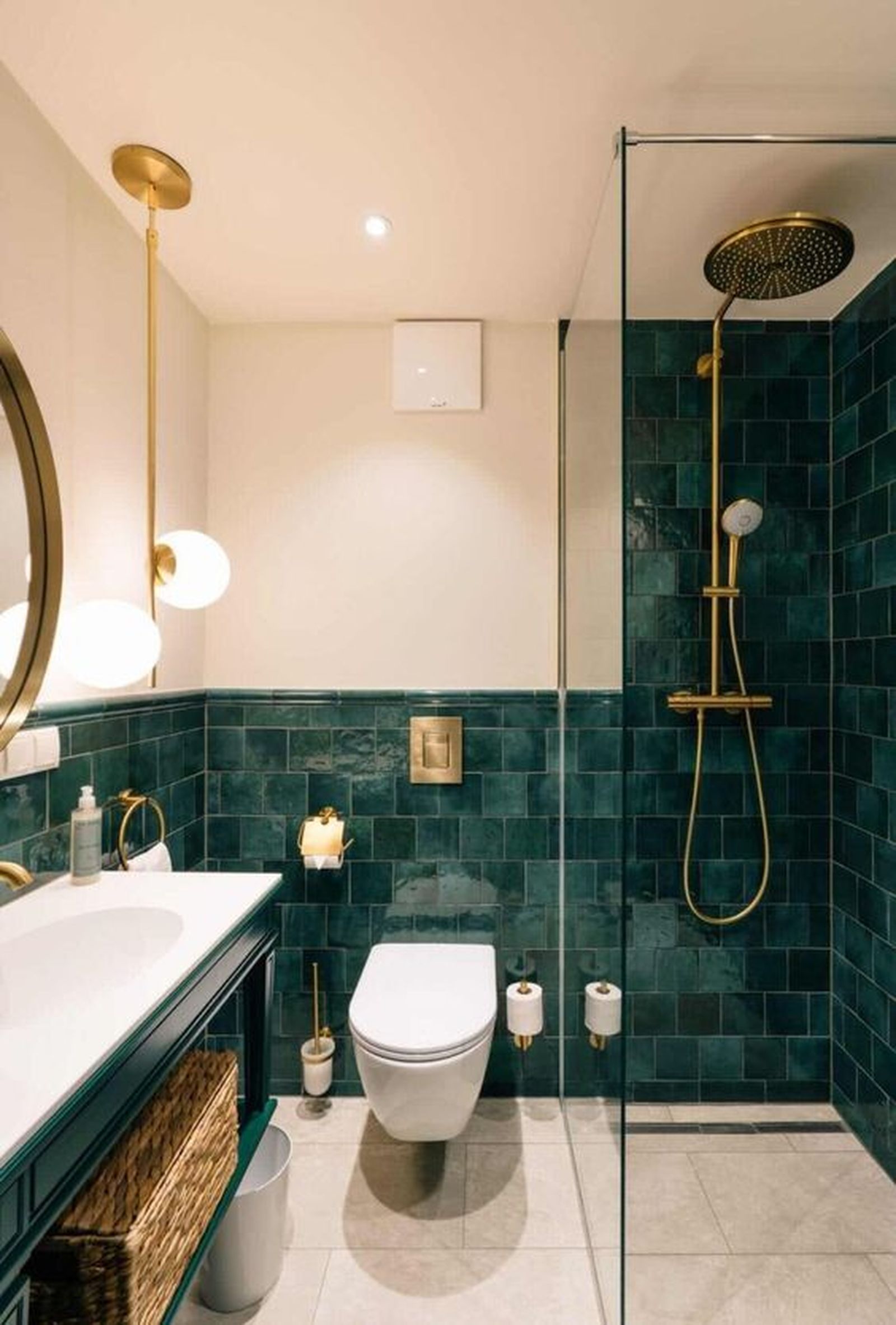 baño pequeño verde 1 baño pequeño verde 1
