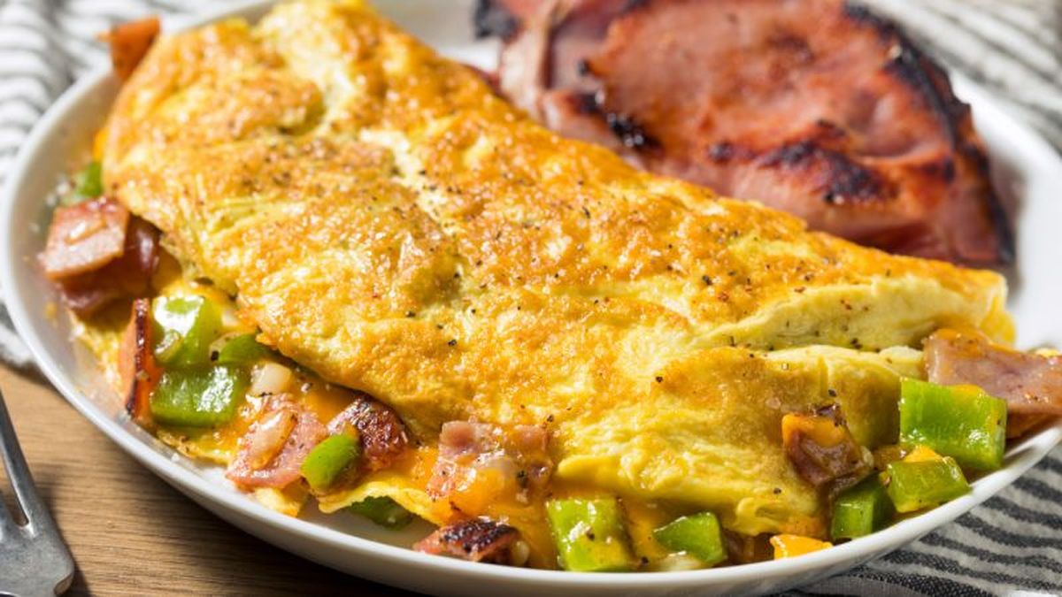 Tortilla souffle con verduras