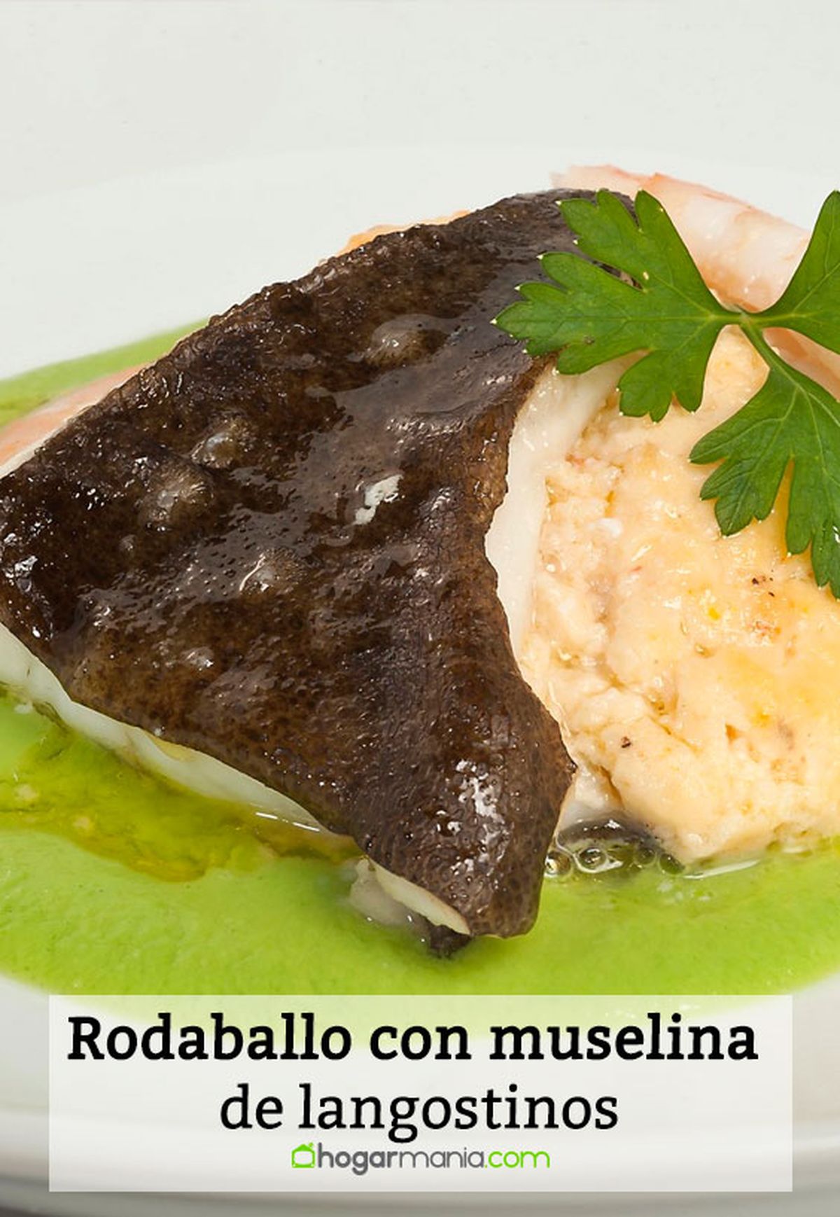 rodaballo muselina langostinos pin