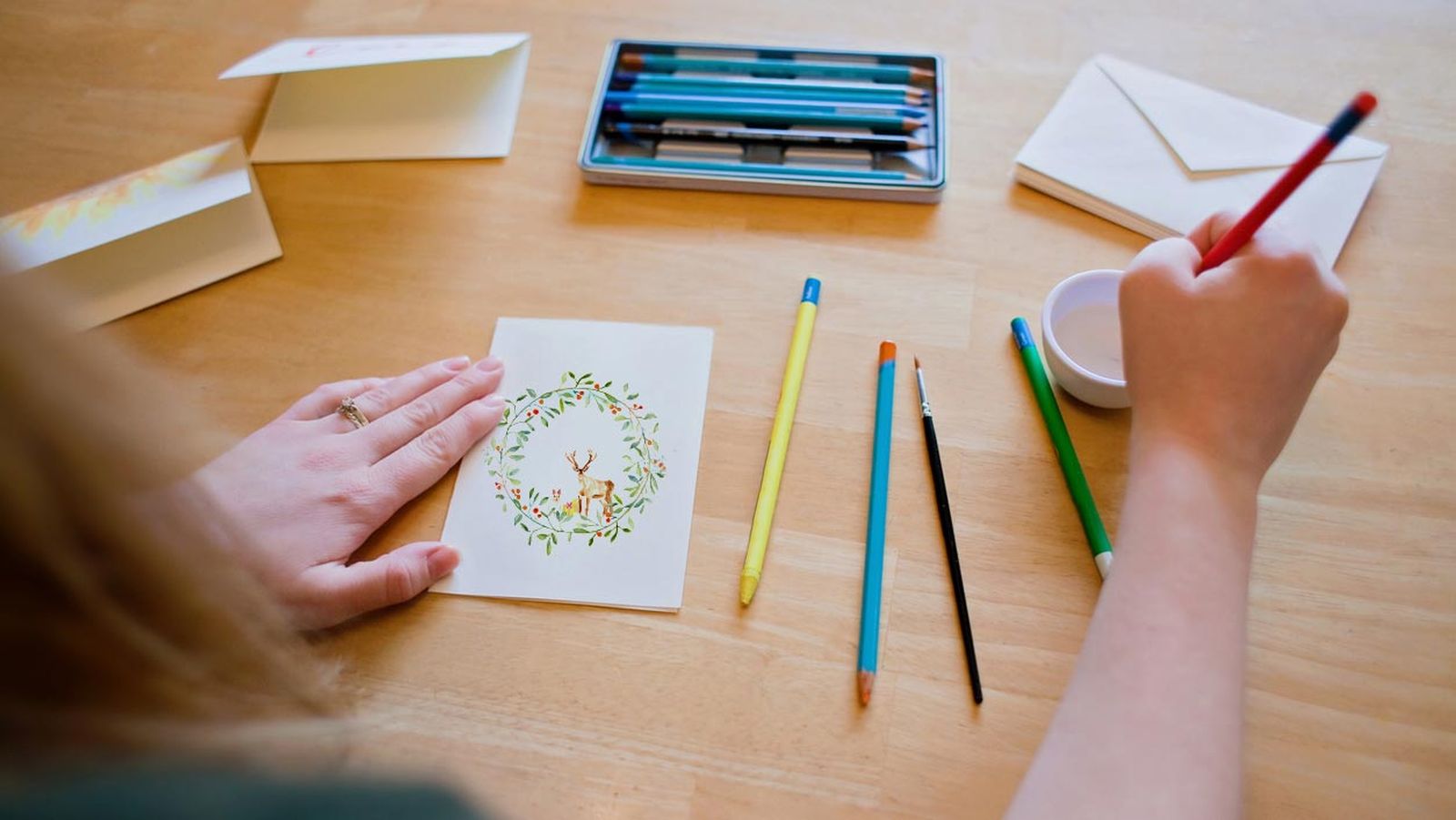 aprender pintar acuarelas navidad aprender pintar acuarelas navidad