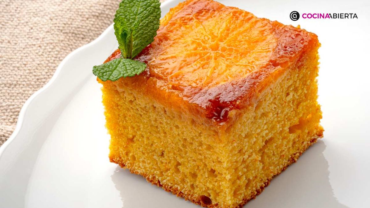 Bizcocho de mandarina