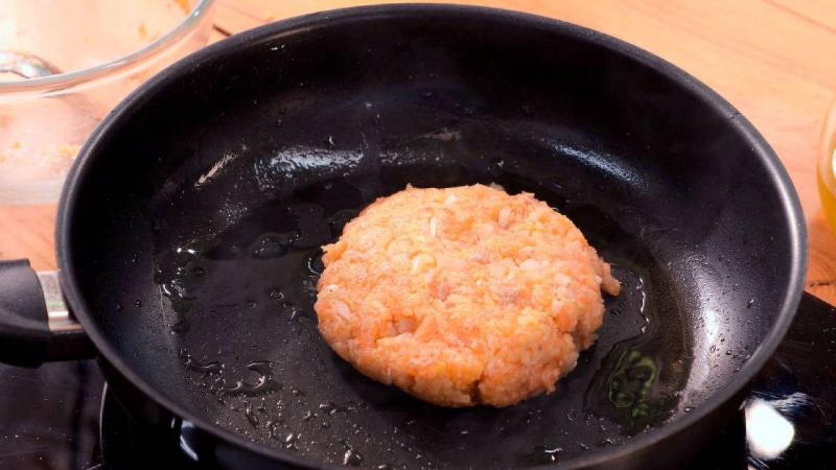 Hamburguesa de salmón   Paso 3