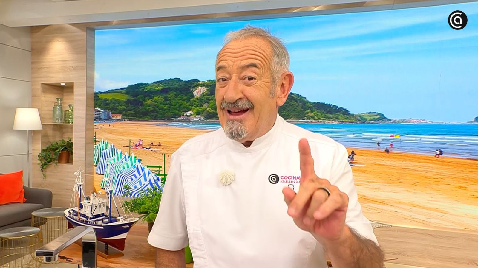 El chef vasco explica explica lo que más disfruta cuando entra en la cocina