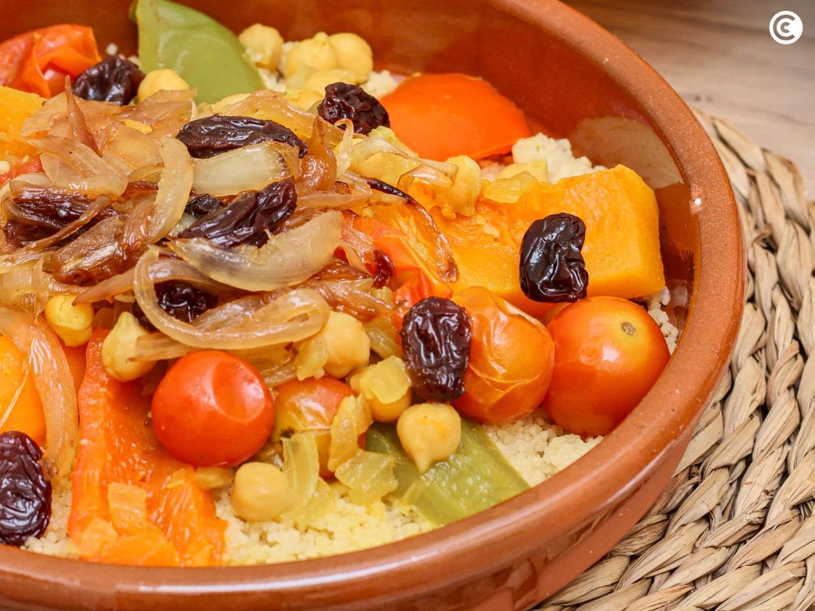 Cuscús con verduras Cuscús con verduras