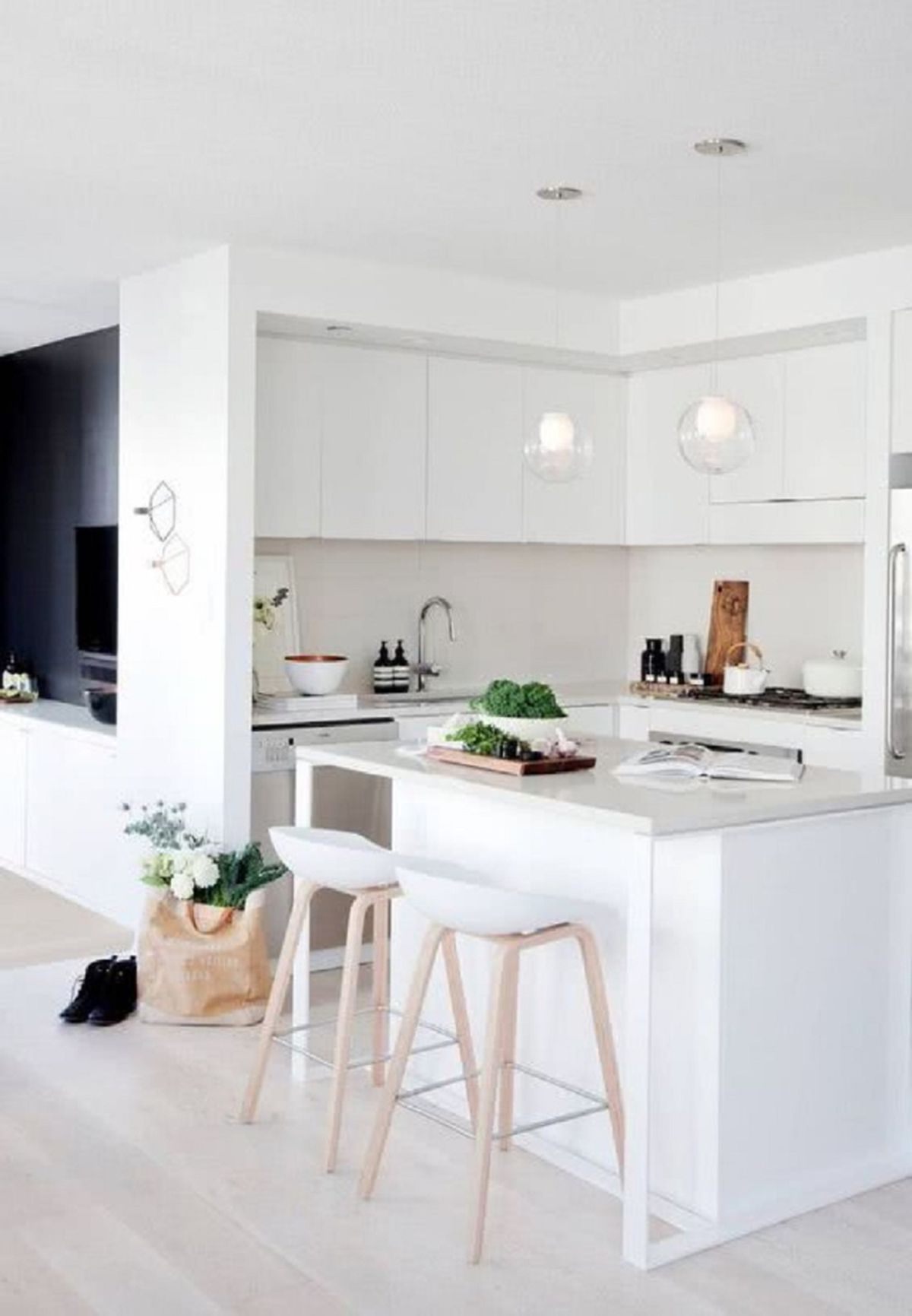 Cocinas pequeñas abiertas al salón espacios luminosos, versátiles y multifuncionales 10