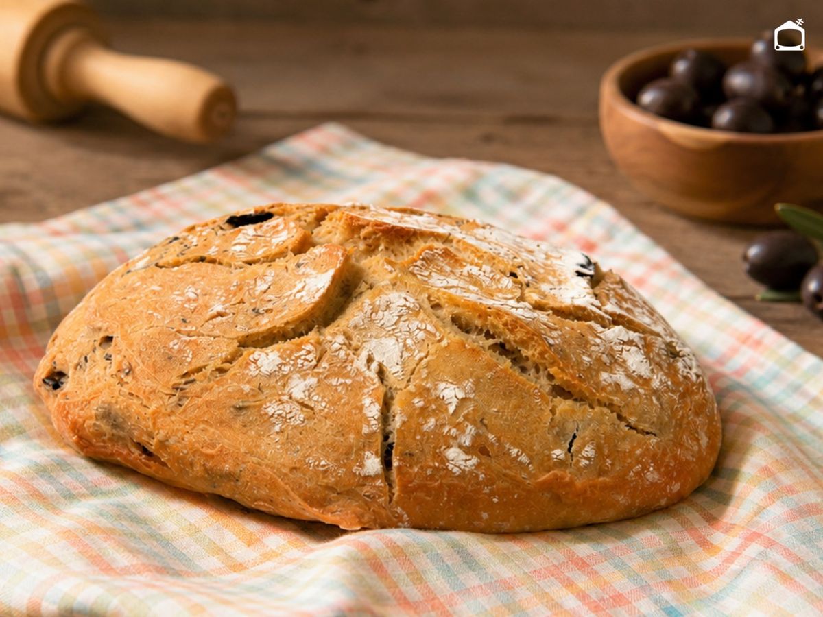 Pan de aceitunas, receta de Joseba Arguiñano