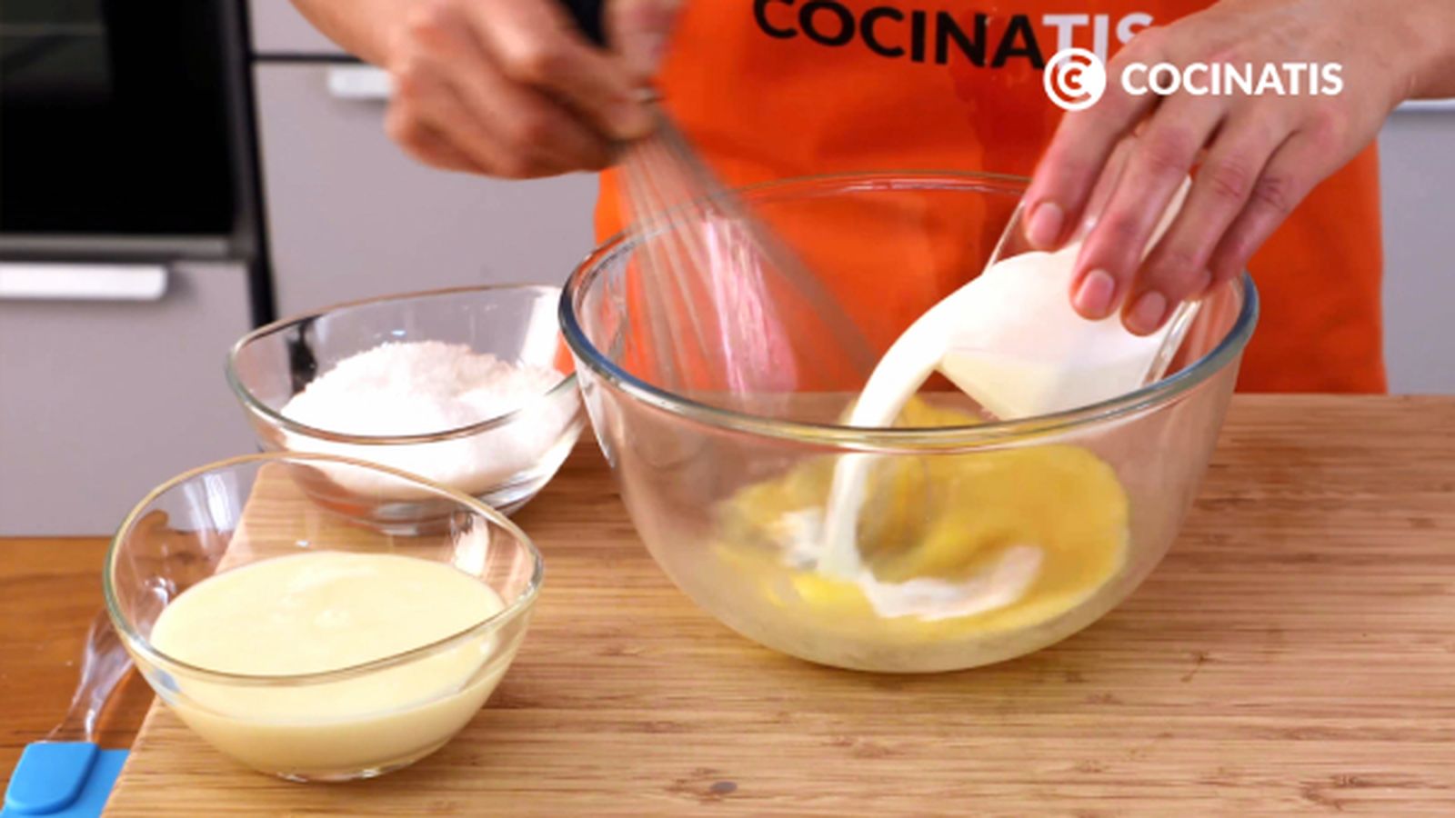 CTIS0605 receta flan de coco paso 1 CTIS0605 receta flan de coco paso 1