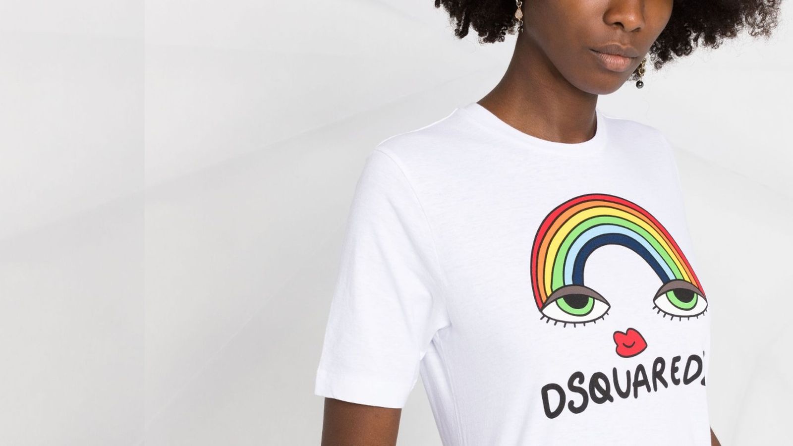 Camiseta de Dsquared2 con arcoíris Camiseta de Dsquared2 con arcoíris