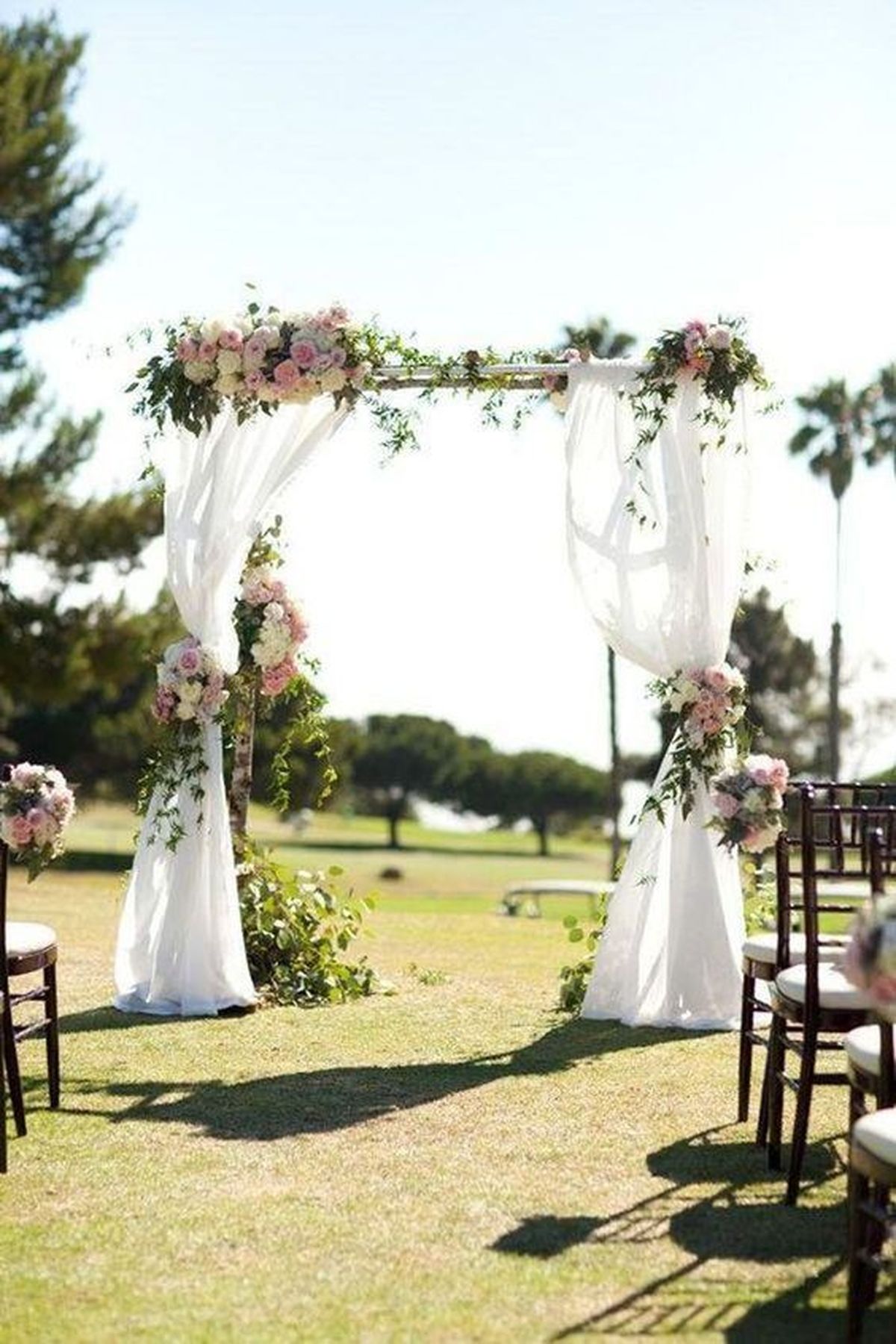 estructura boda al aire libre  pinterest marie claire
