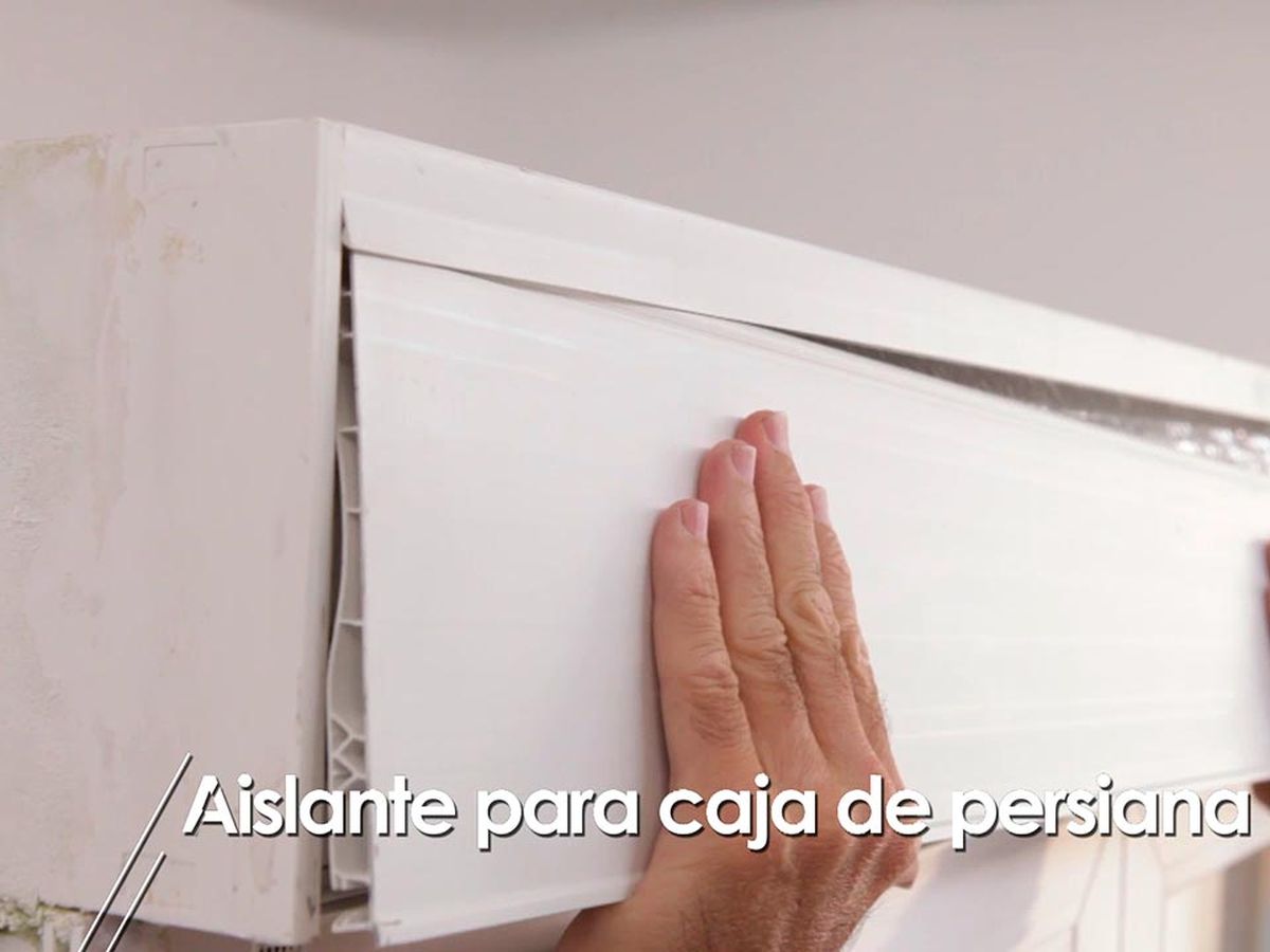 Cómo aislar la caja de la persiana paso 6