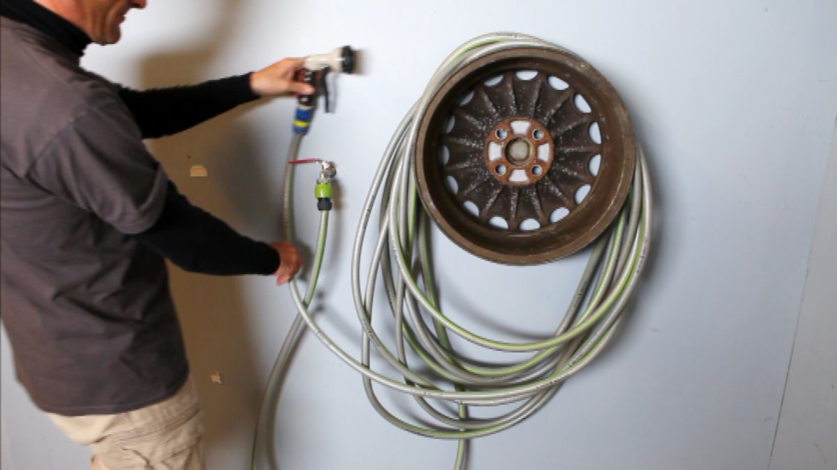 Enrolla manguera paso 2