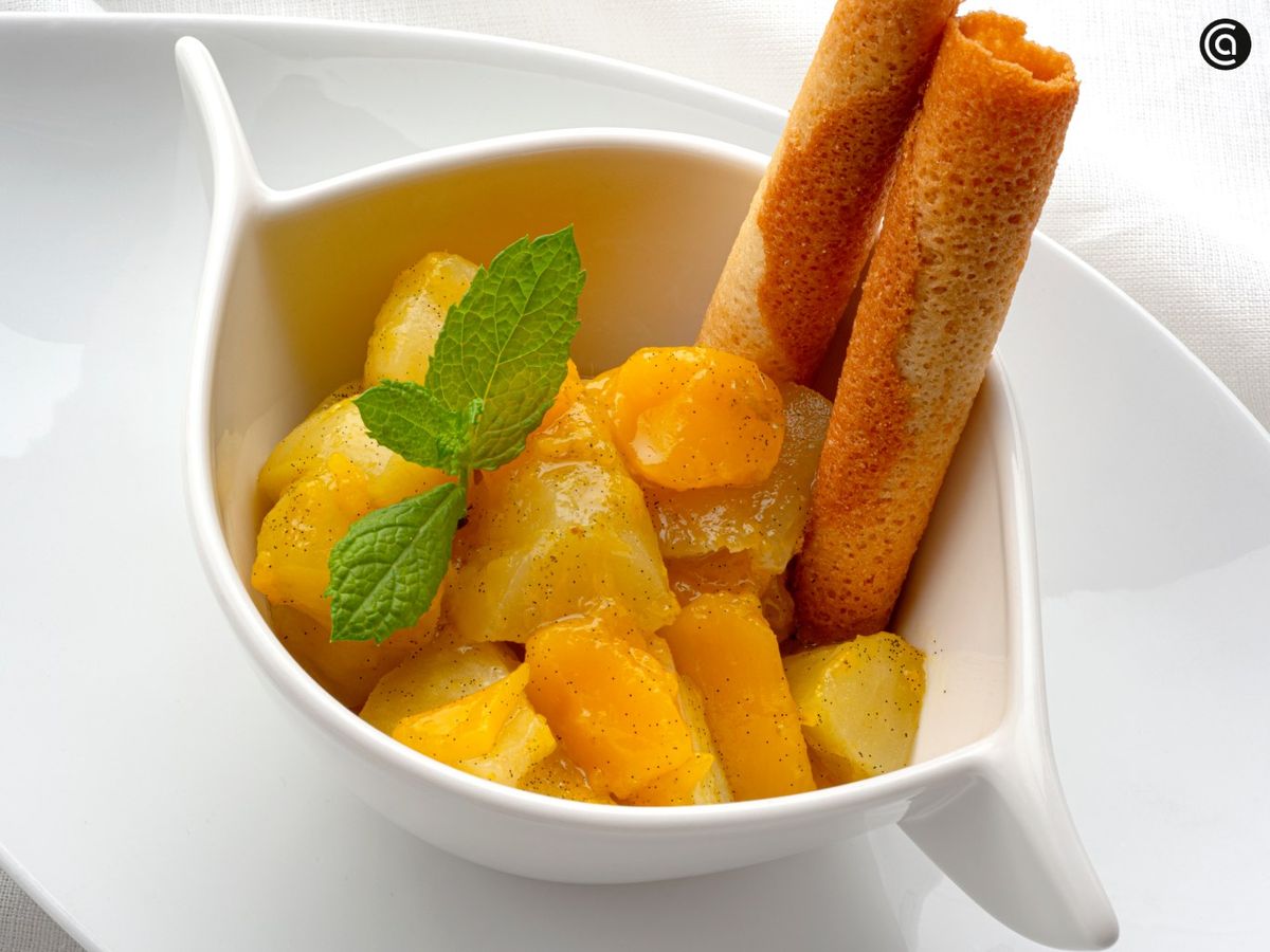 Receta de compota de mango y manzana al estilo Arguiñano