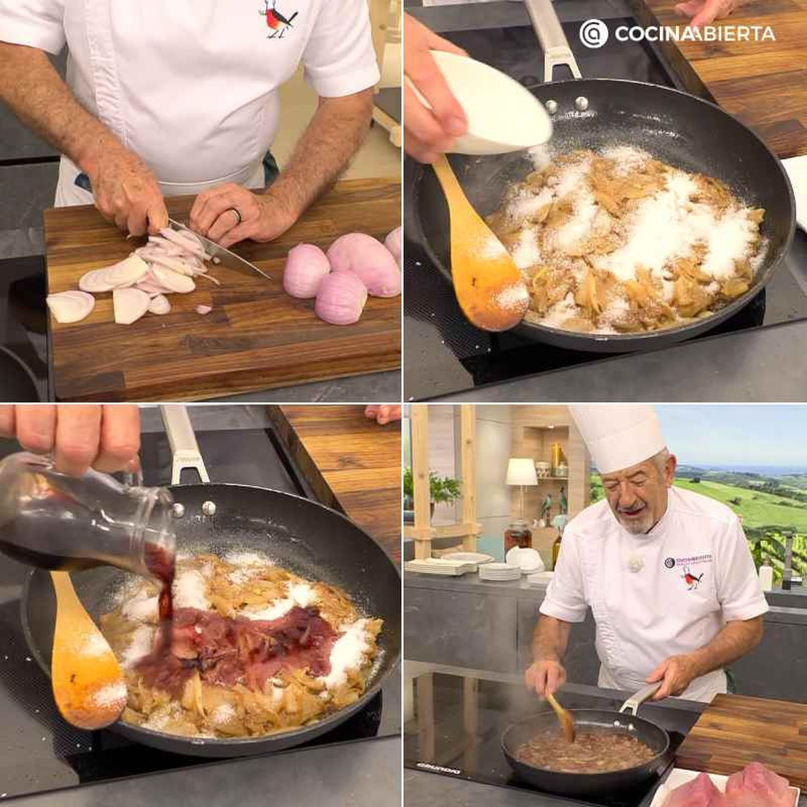 Paso a paso para hacer cebolla caramelizada Paso a paso para hacer cebolla caramelizada