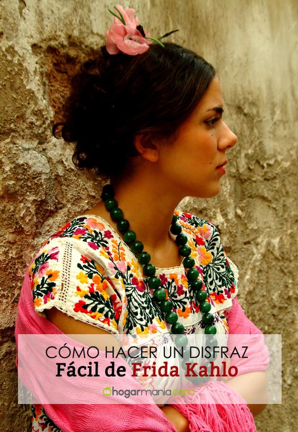 como hacer un disfraz de frida kahlo facil pin