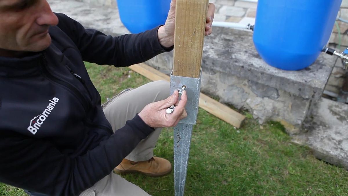 Soportes para bidones de agua paso 1