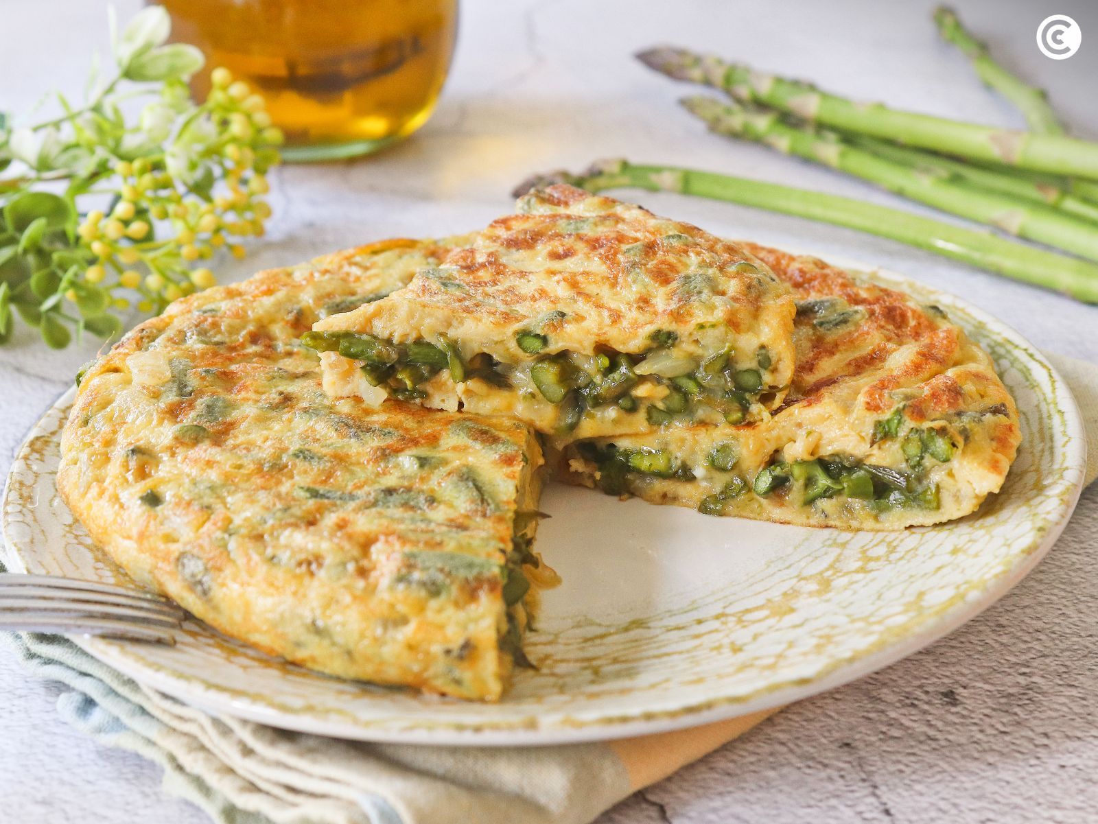 Tortilla de esparragos