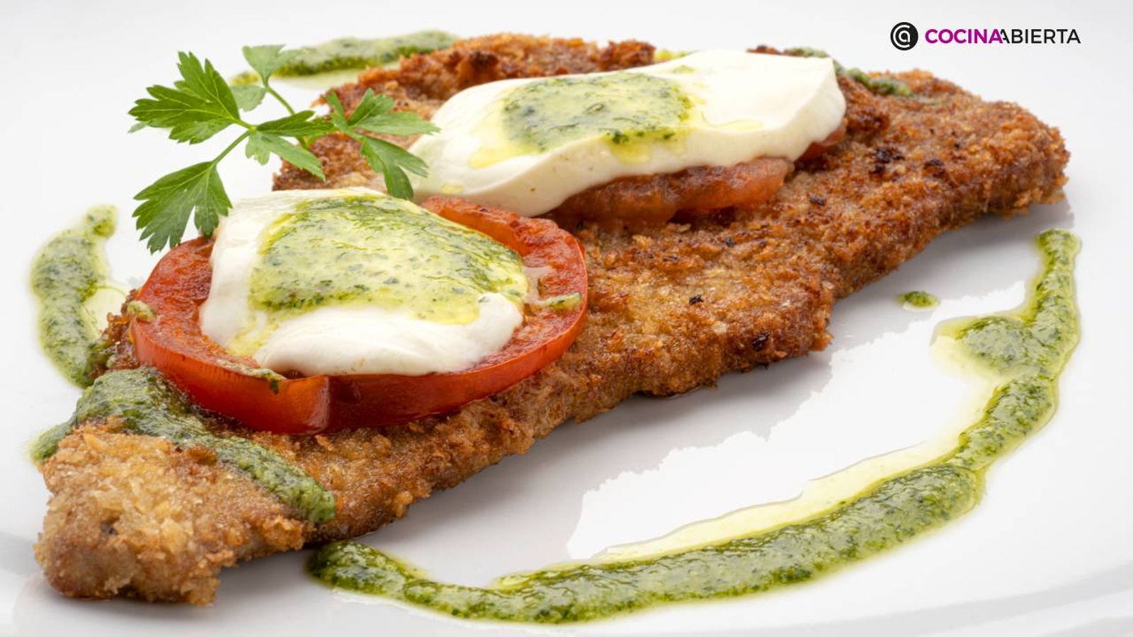 milanesa carne caprese