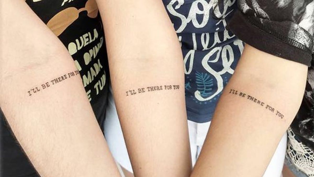 ideas de tatuajes para las mejores amigas no te las pierdas frase