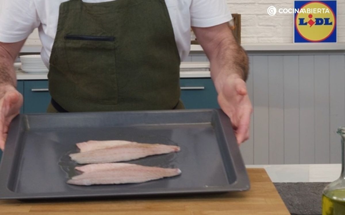 Lubina a la bilbaína - paso 1