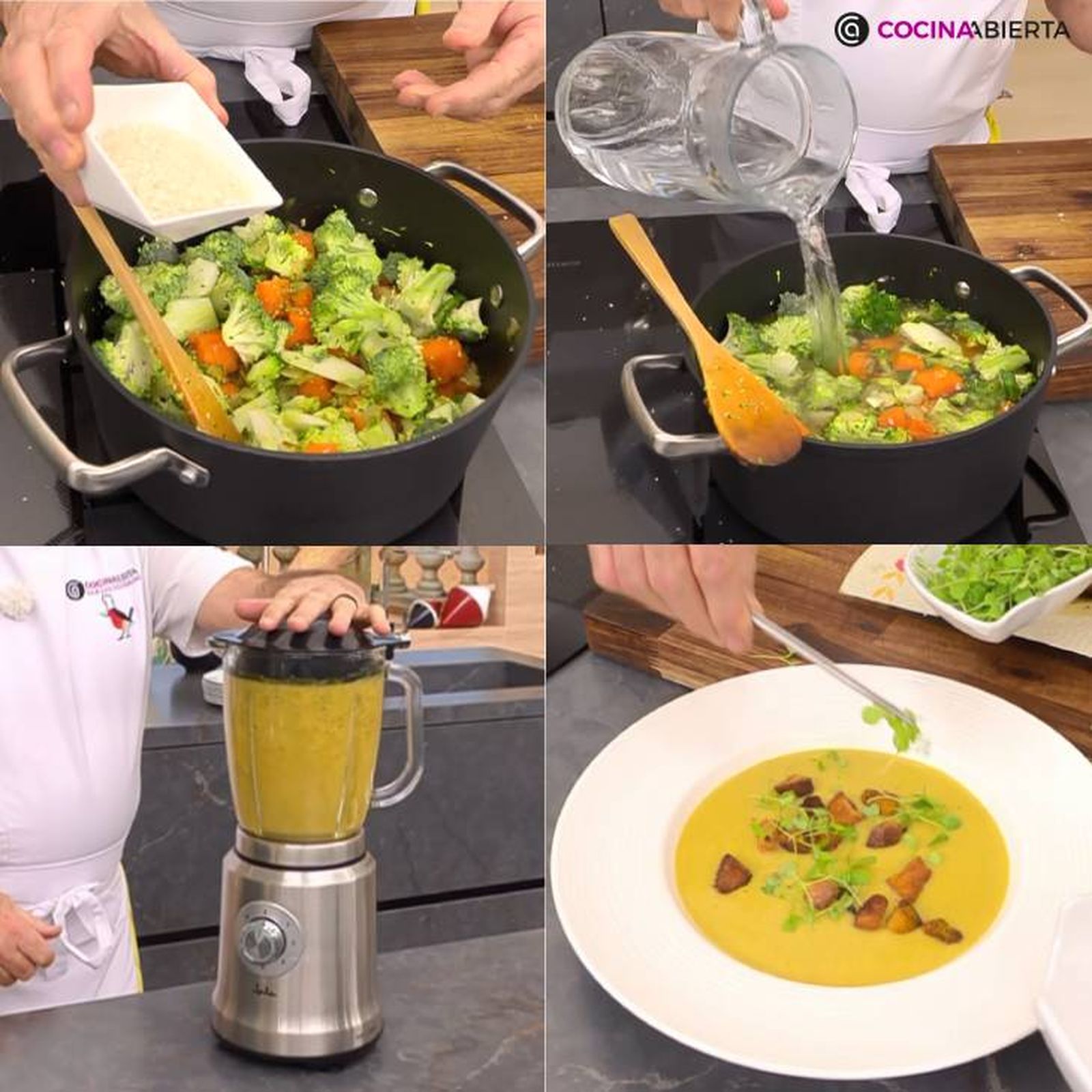crema de brocoli receta pasos crema de brocoli receta pasos