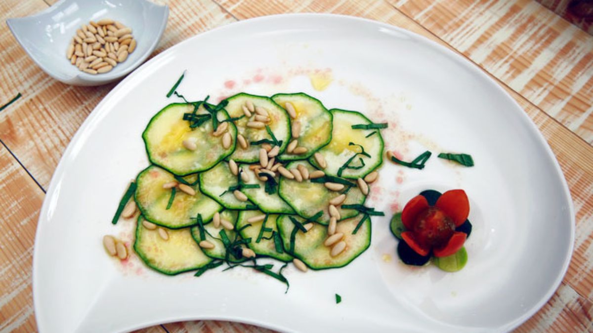 Carpaccio de calabacín