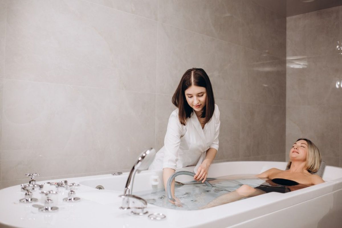 Hidromasaje en un centro estético