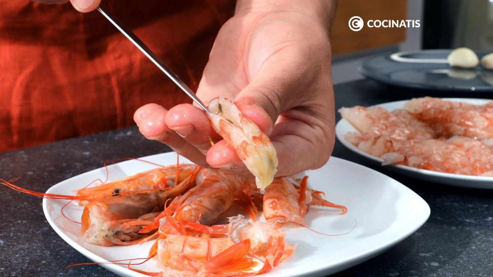 Cómo quitar el hilo negro de los langostinos Cómo quitar el hilo negro de los langostinos