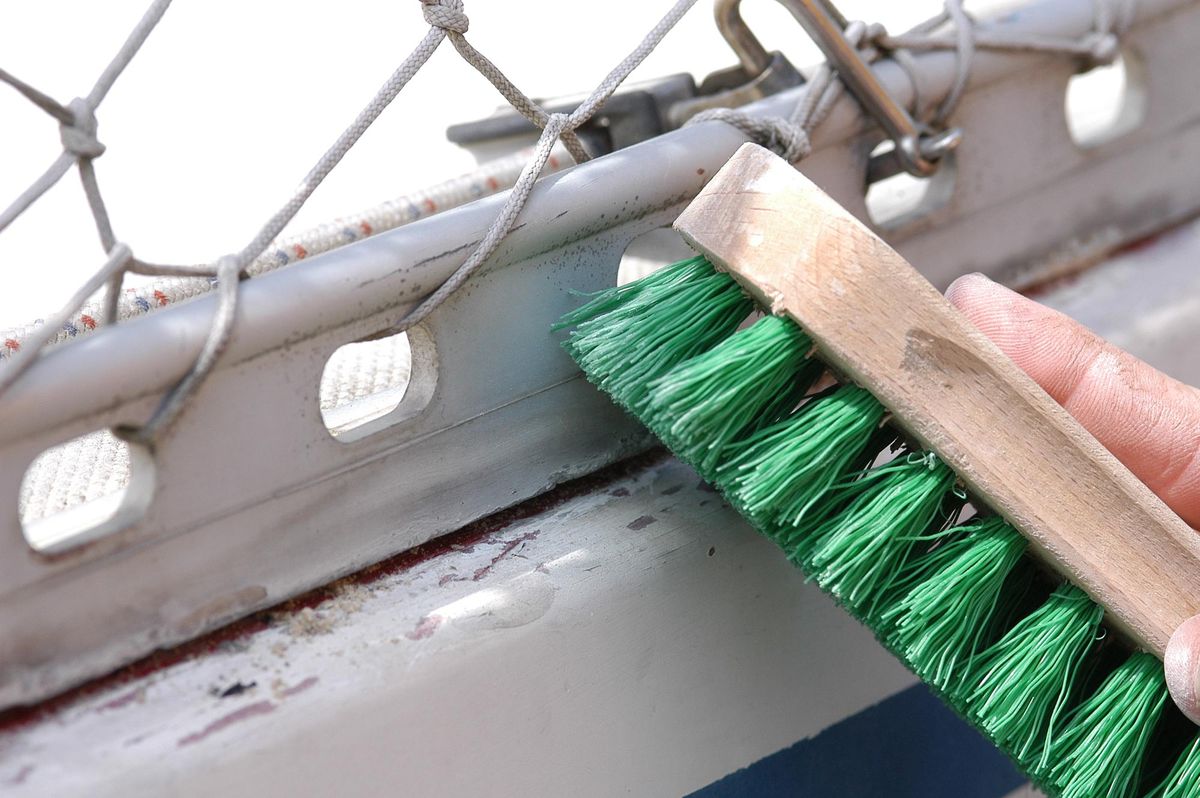 Arreglo de junta en una embarcación paso 3