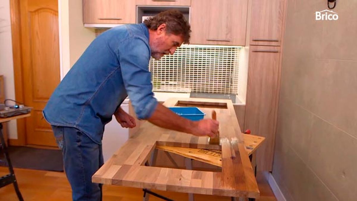Instalar encimera de cocina de madera paso 7