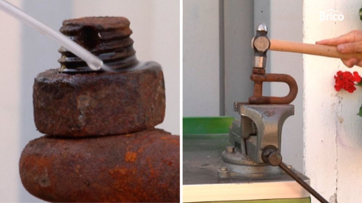 Aplicar lubricante en el tornillo