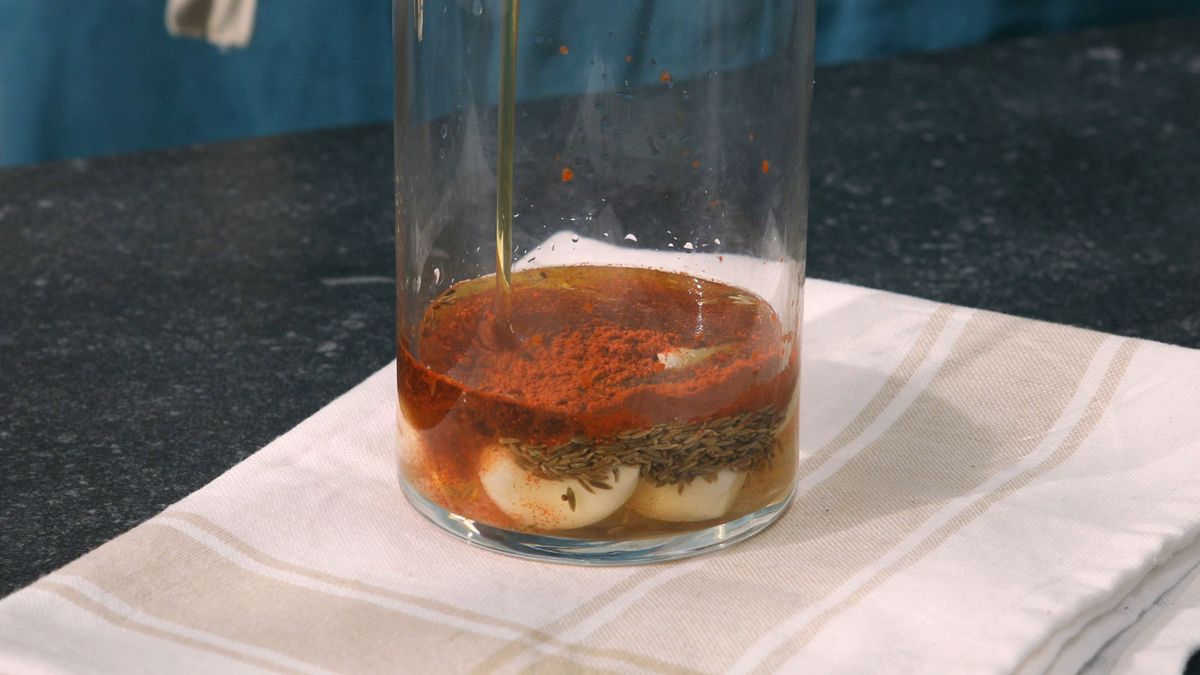 Mojo rojo (canario)   Paso 4