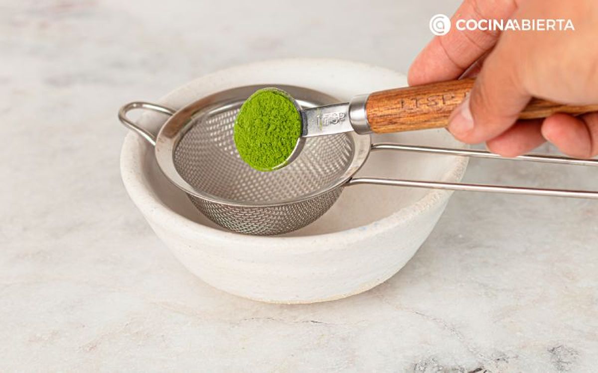 Tamiza el matcha