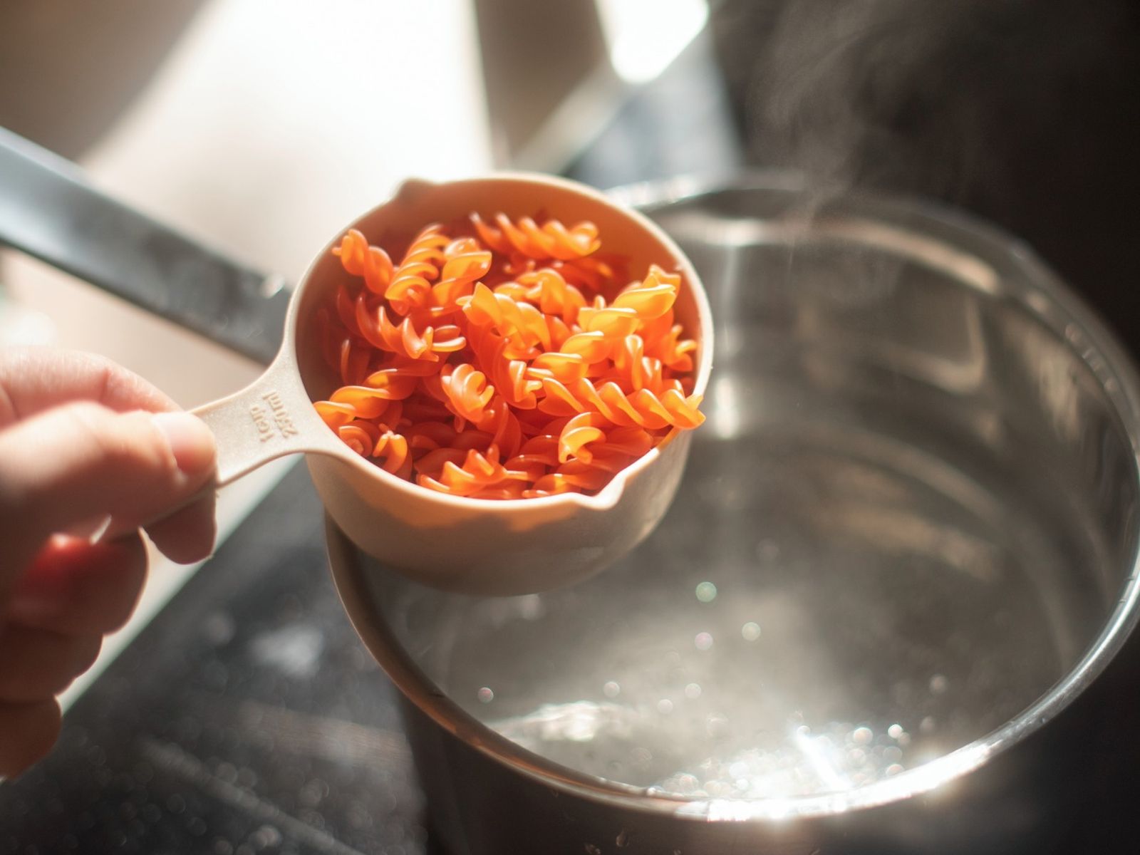 La pasta de legumbres cuece enseguida, aunque tiende a pasarse La pasta de legumbres cuece enseguida, aunque tiende a pasarse