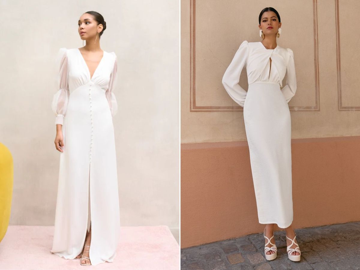 De izq. a drcha.: Vestido Narciso y Elisa. / Fotos: Lady Pipa y Choatelier.