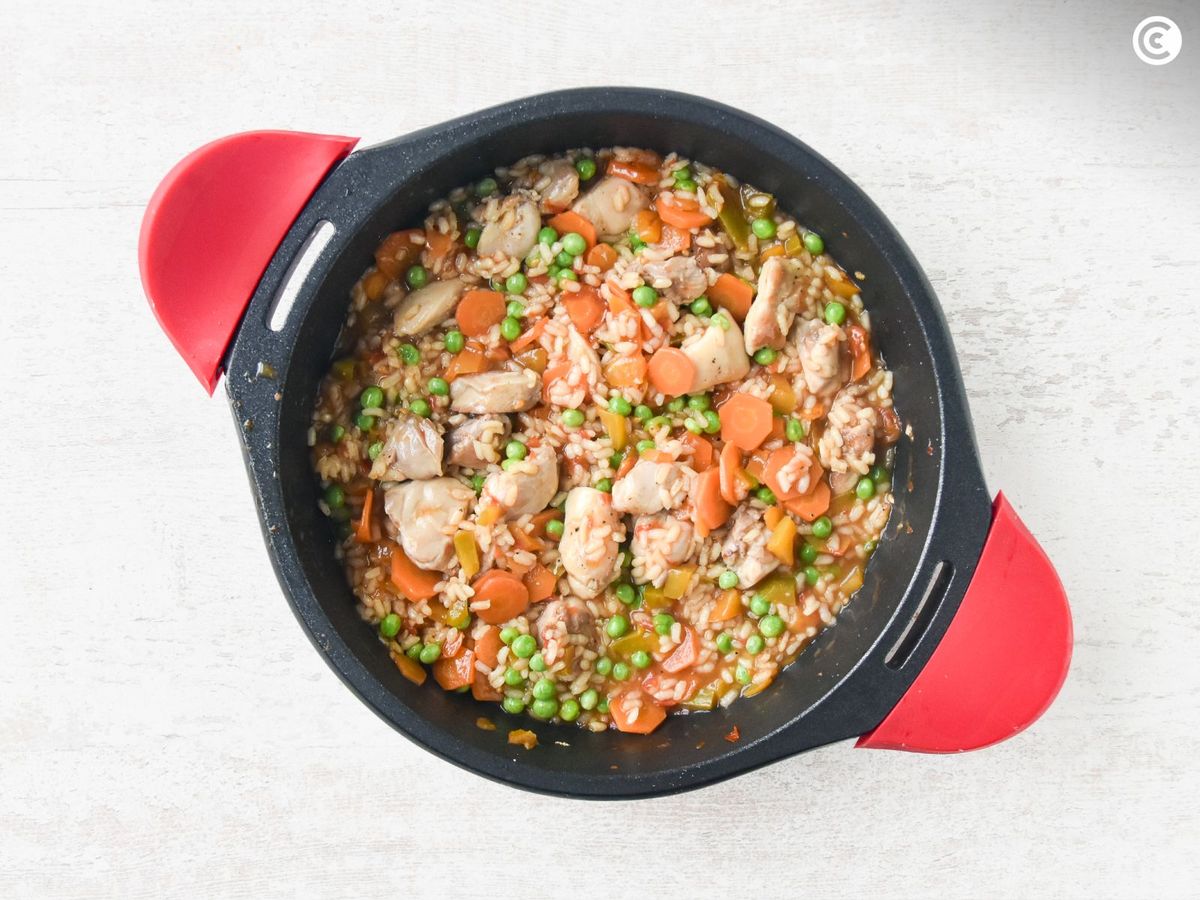 Terminar de cocer el arroz campero