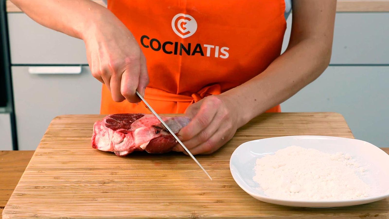 Receta de osobuco a la milanesa paso 1 Receta de osobuco a la milanesa paso 1