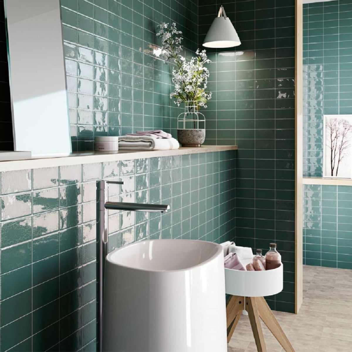 Azulejos para el baño descubre las tendencias que triunfan en 2023 13