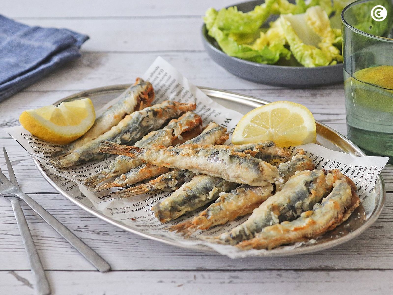 Boquerones en freidora de aire