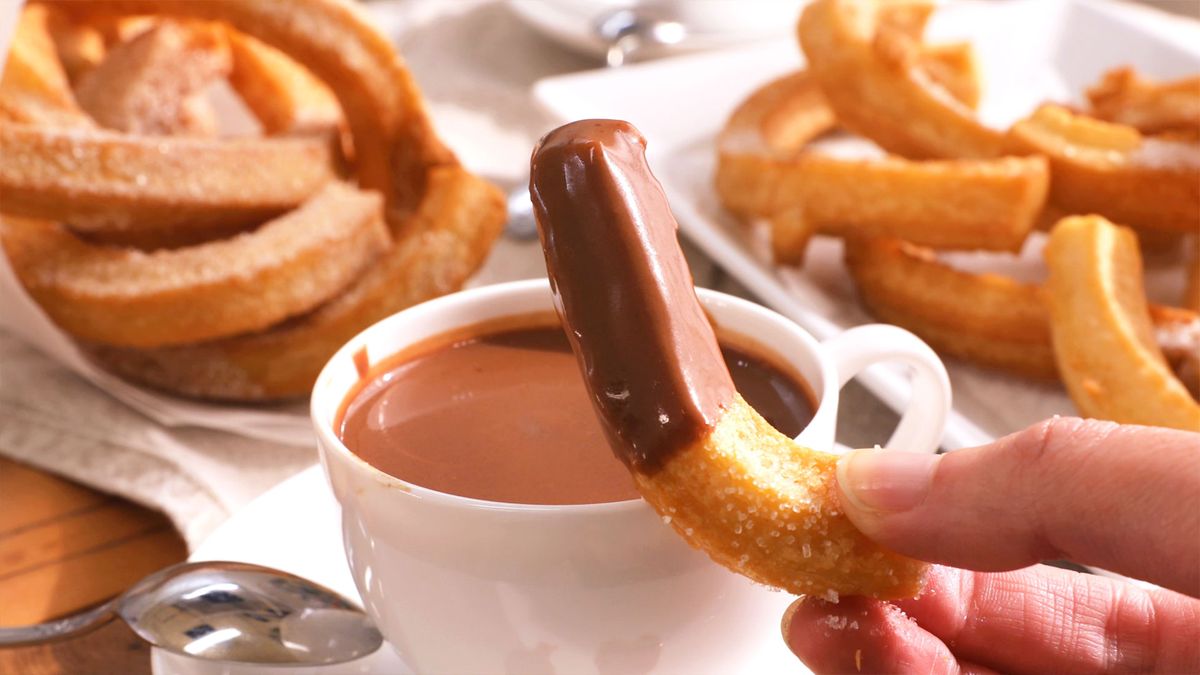 Churros con chocolate 