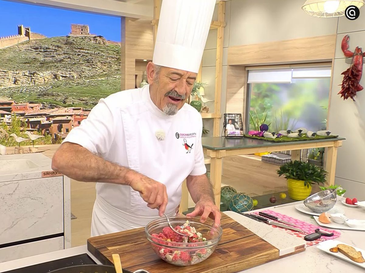 Sepia con guisantes y albóndigas - paso 4