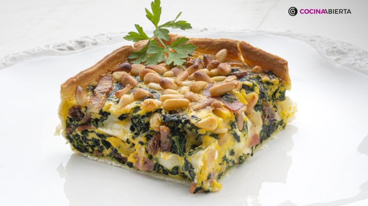 quiche espinacas karlos arguinano receta
