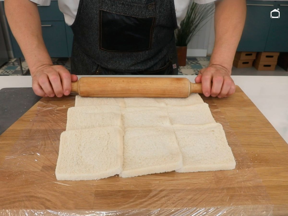 Aplasta el pan de molde