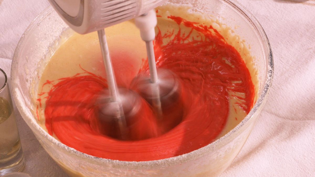 Receta Tarta Red Velvet o tarta de terciopelo rojo  paso 2