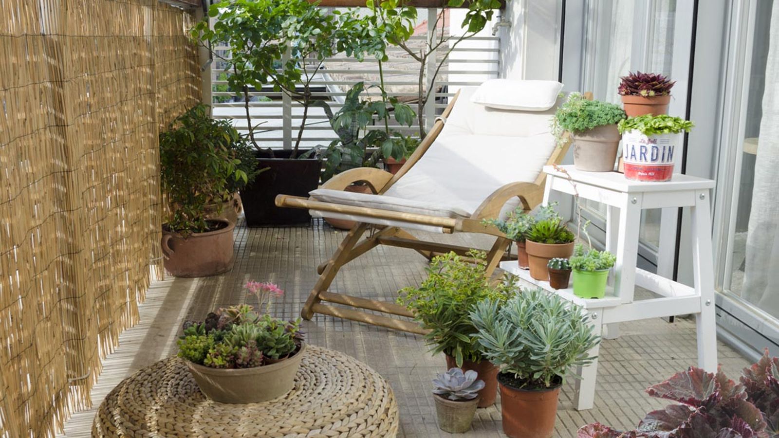 Terraza en verano