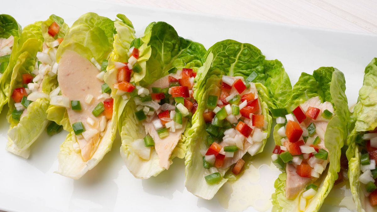 cogollos con atún y vinagreta xl