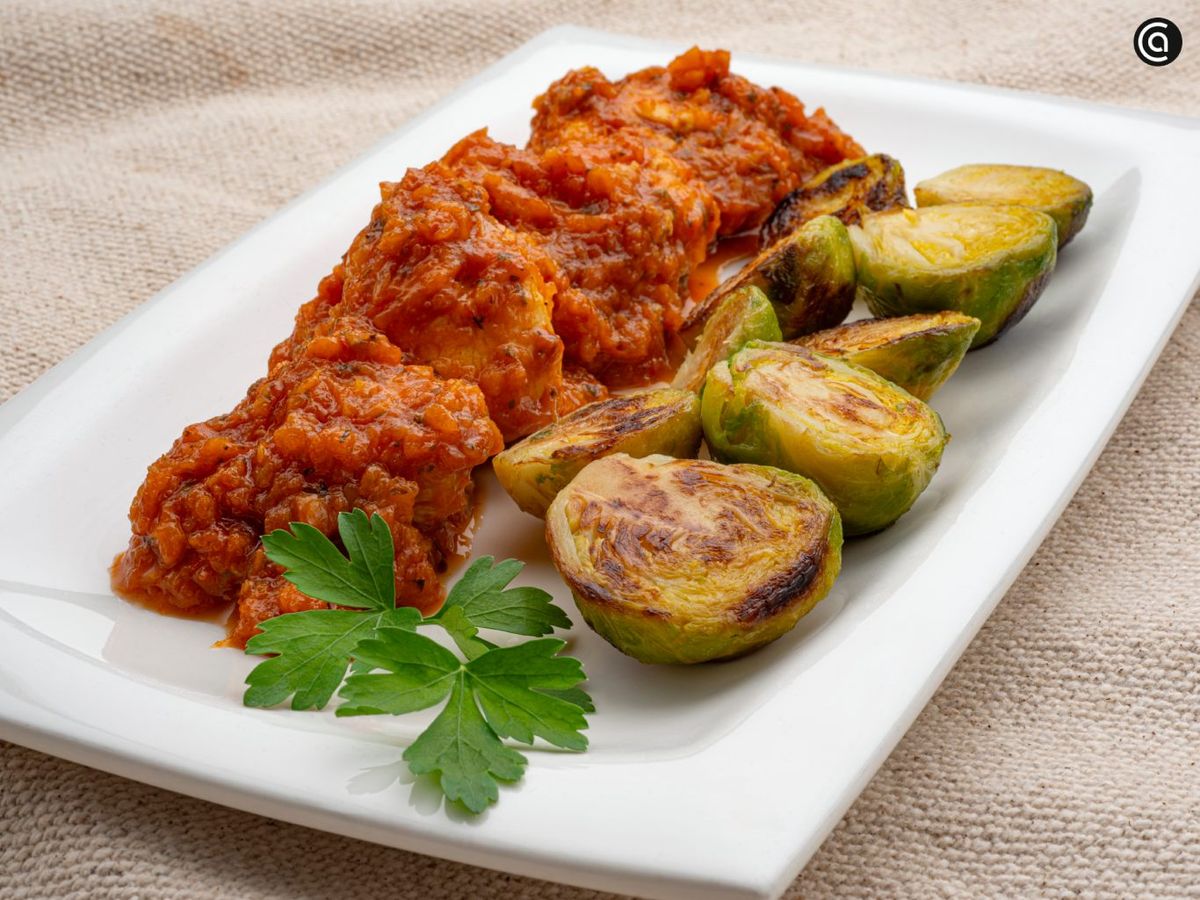 Pollo al curry con coles salteadas, receta de Karlos Arguiñano