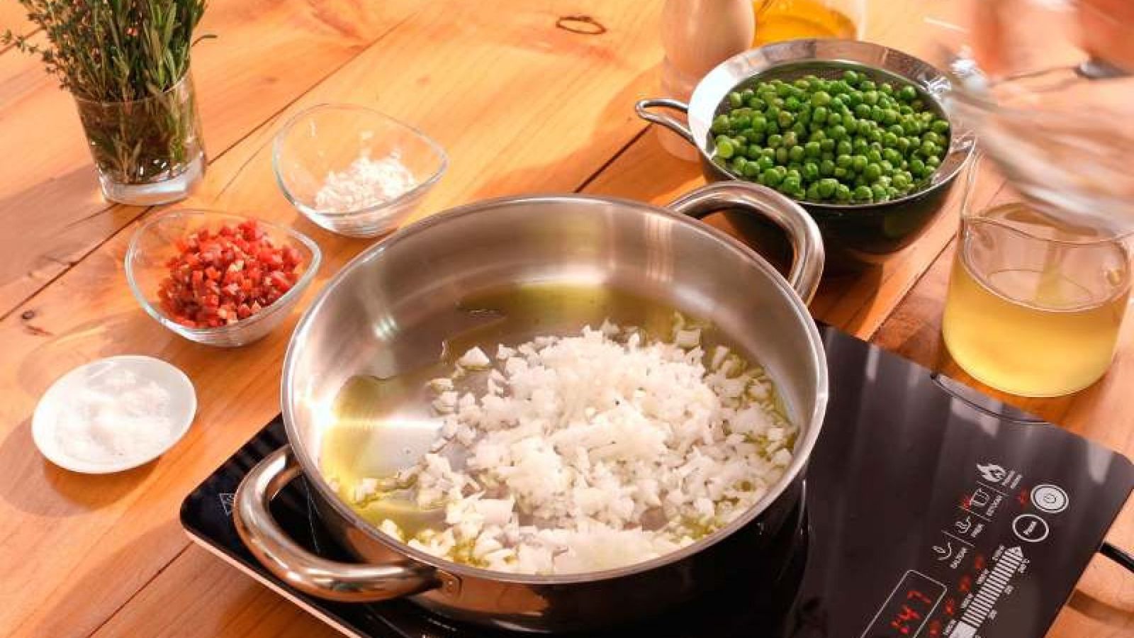 Guisantes con jamón   Paso 2