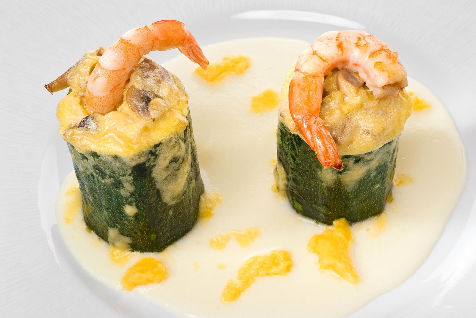 Calabacines rellenos gratinados xl Calabacines rellenos gratinados xl