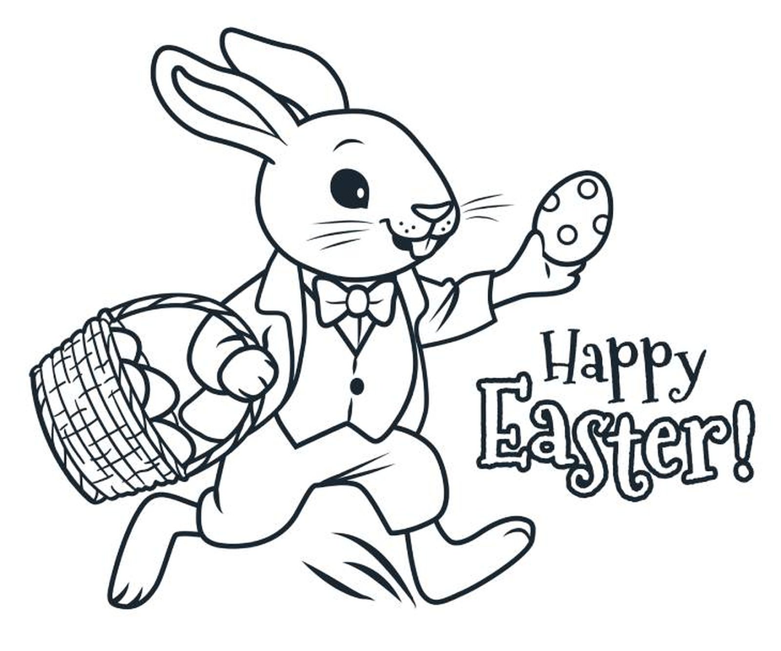 dibujo conejo pascua 9 dibujo conejo pascua 9